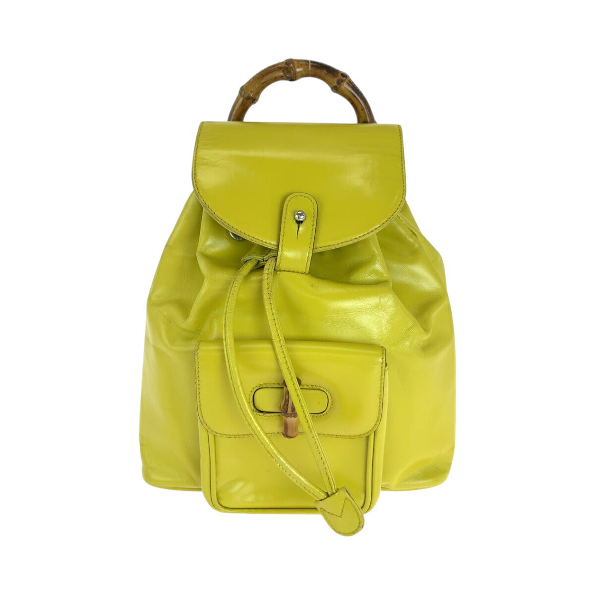 Gucci Bamboo Backpack Leather Backpack 6