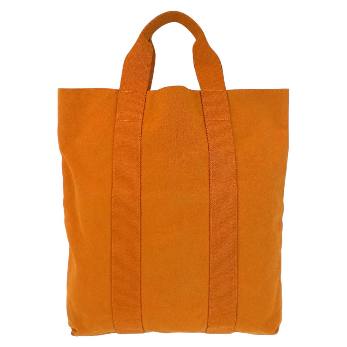 Hermes Tote Bag Fool Toe Cabas French Festival Canvas Orange
