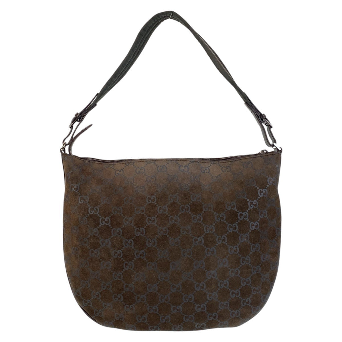 Gucci 001 GG Canvas Brown Shoulder Bag