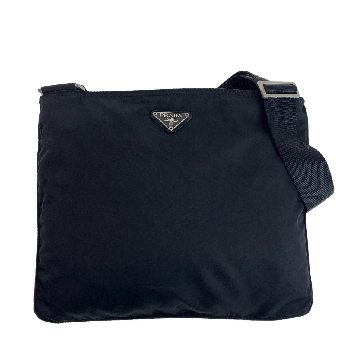 Prada Tessuto Triangle Shoulder Bag Nylon Logo Shoulder Bag 6