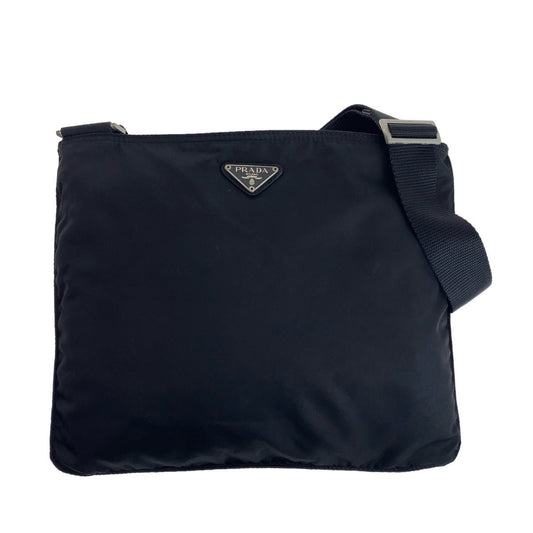 Prada Tessuto Triangle Shoulder Bag Nylon Logo Shoulder Bag 6