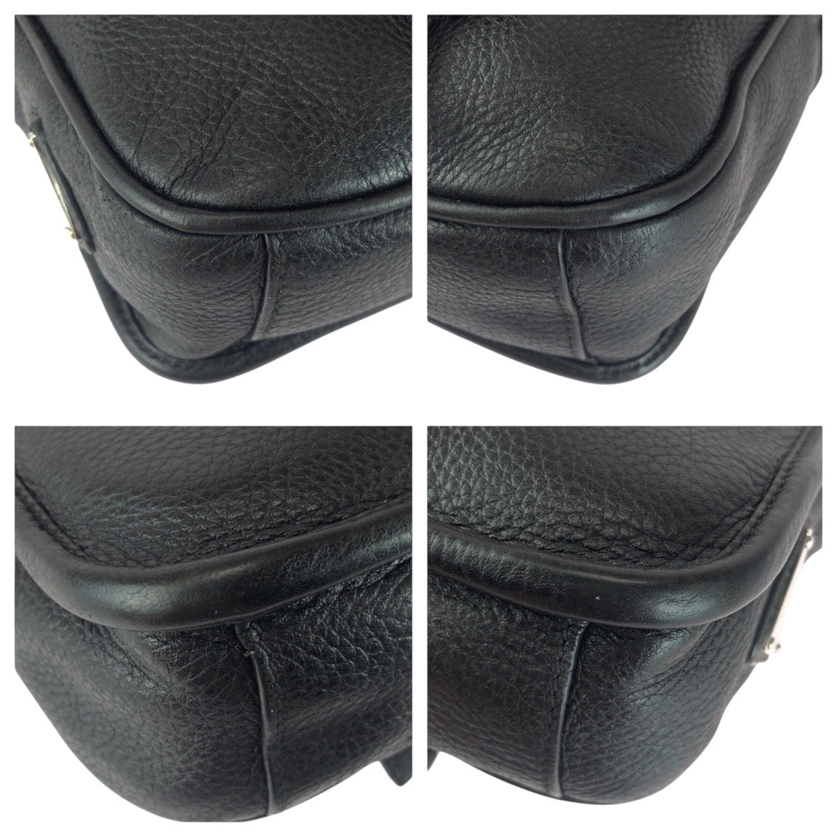 Shoulder Bag Pvc Metal Vittero Triangle With Black Silver