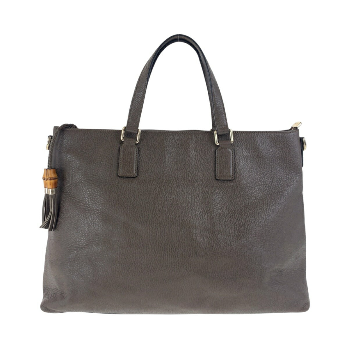 Gucci Bamboo 2Way Bag Leather Travel Bag Bag 7