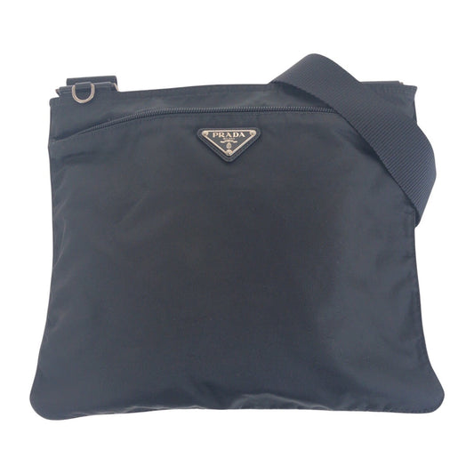 Prada Tessuto Triangle Plate Shoulder Bag Nylon Logo Shoulder Bag 13