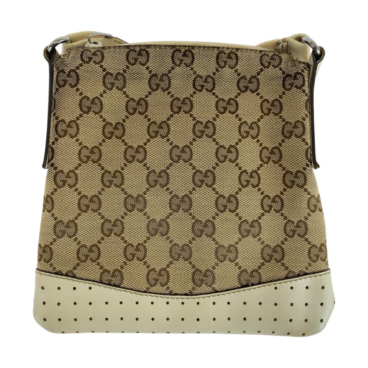 Gucci Shoulder Bag Leather Canvas Bag 14