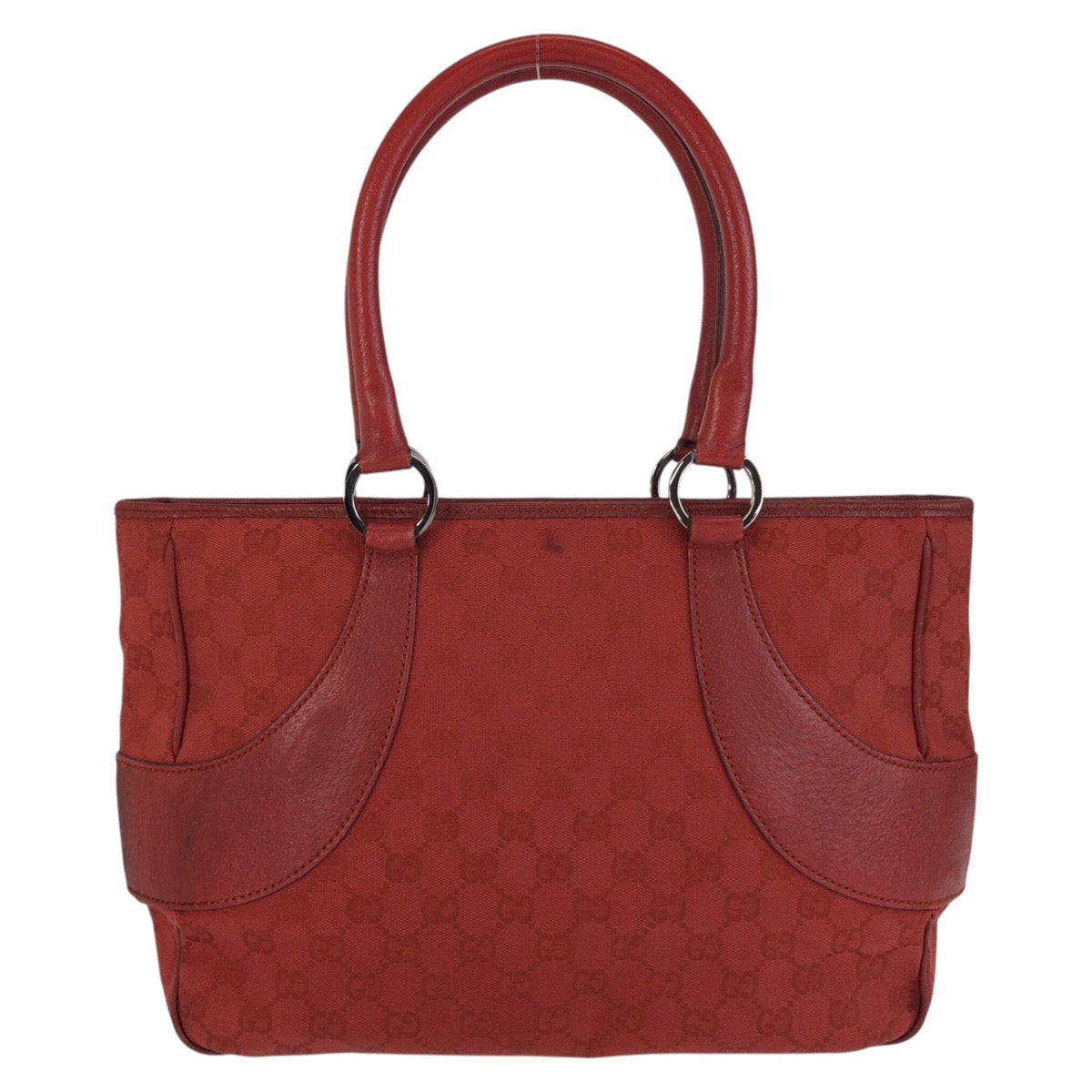 Gucci GG Canvas Red Tote Bag 3