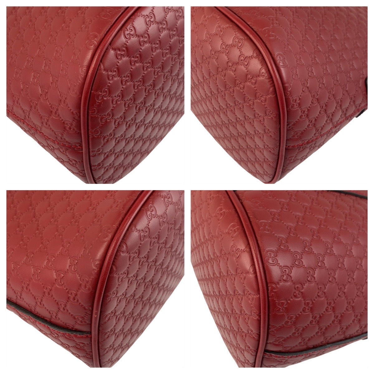 Gucci Microssima 2Way Bag Leather Travel Bag Bag 3