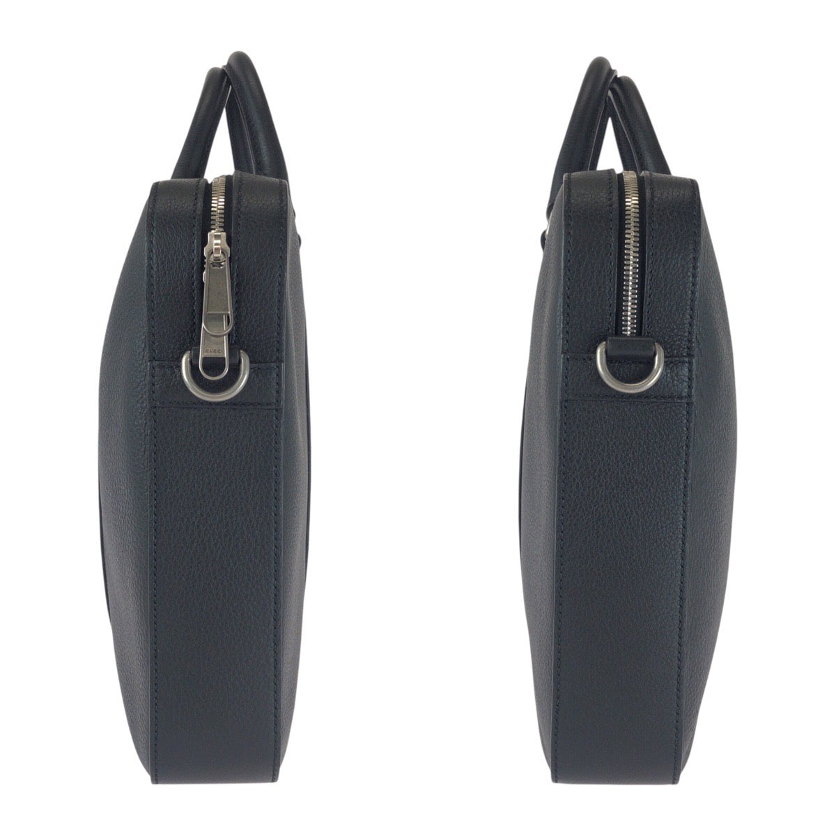 Gucci Business Leather Black Handbag