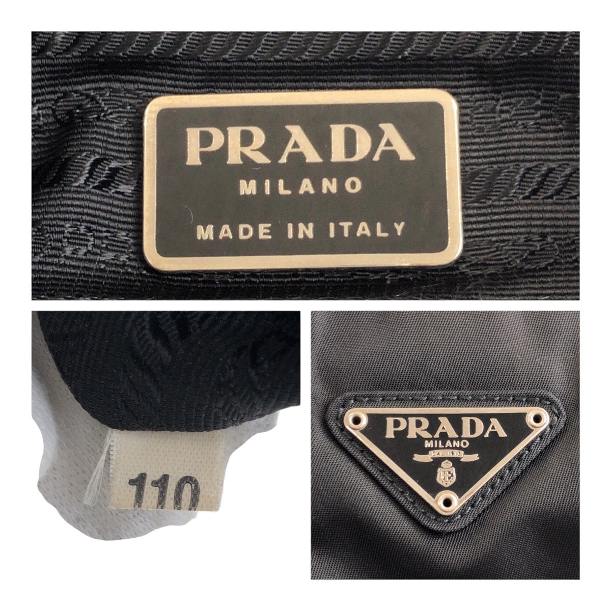 Prada Tessuto 2Way Bag Nylon Travel Bag 2Way Bag 19
