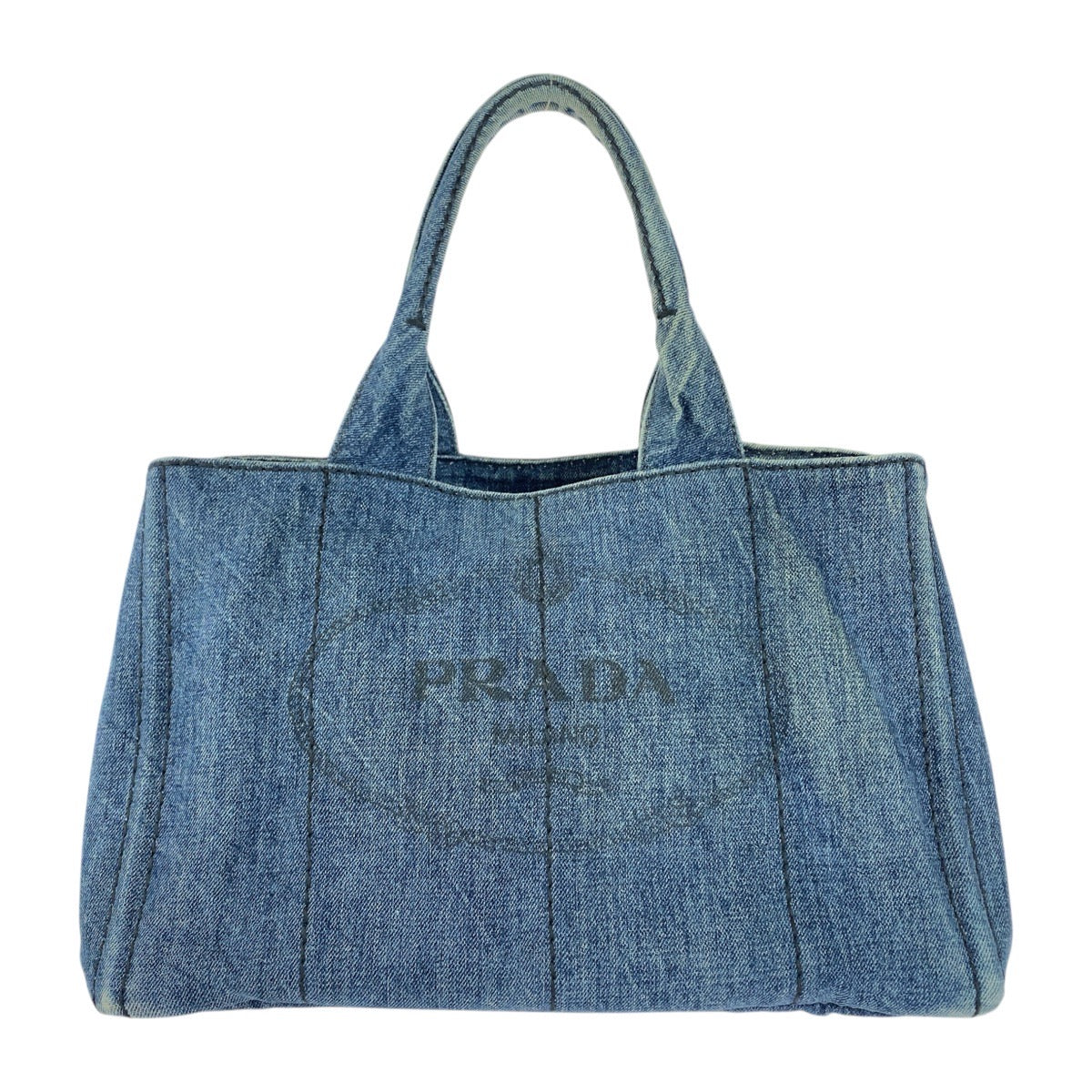 Tote Bag Goldmetal Canapa Trianglewith Logo Canvas Blue