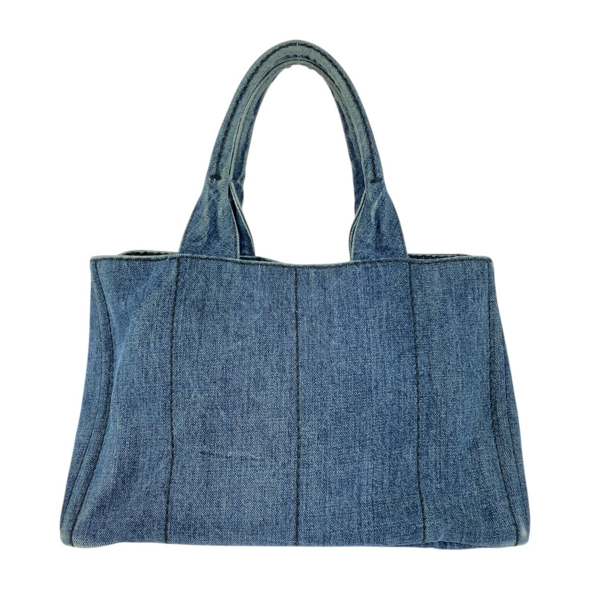 Tote Bag Goldmetal Canapa Trianglewith Logo Canvas Blue