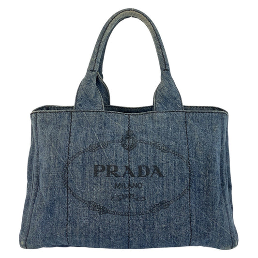 Prada Canapa Tote Bag Canvas Tote Bag 6