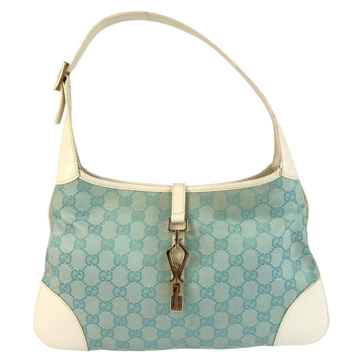 Gucci Jackie Shoulder Bag Leather Canvas Bag 1