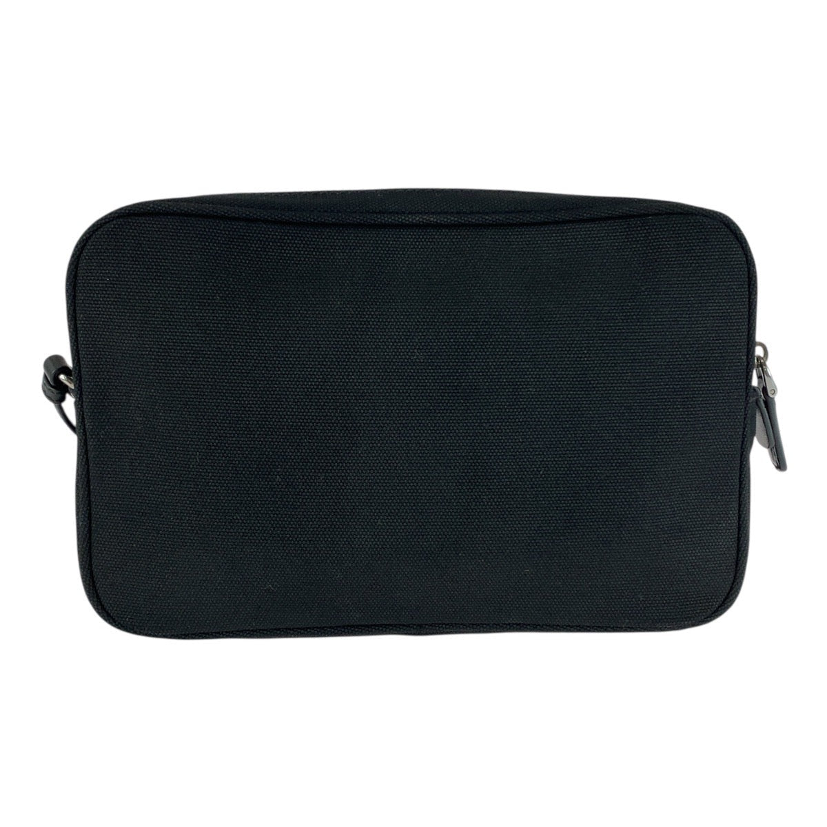 Prada Clutch Bag Leather Canvas
