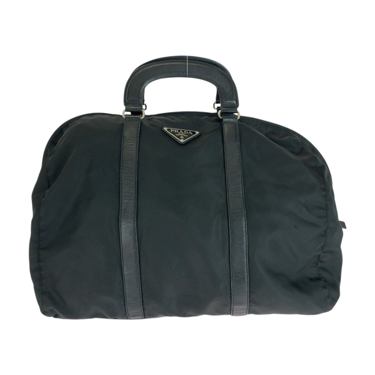 Boston Duffel Bag Test Triangle With Nylon Black Travel Bag