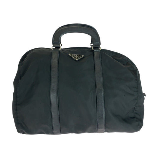 Boston Duffel Bag Test Triangle With Nylon Black Travel Bag