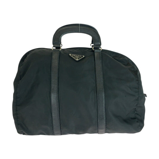 Prada Tessuto Boston Bag Nylon Travel Bag