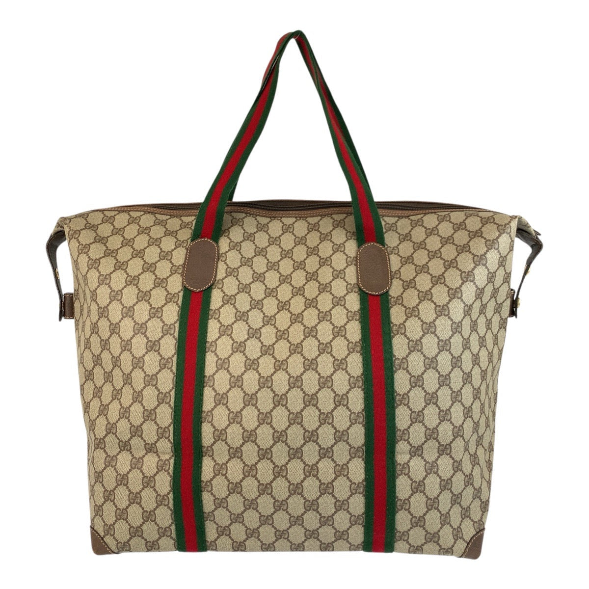 Gucci Supreme 2Way Boston Bag Canvas Travel Bag