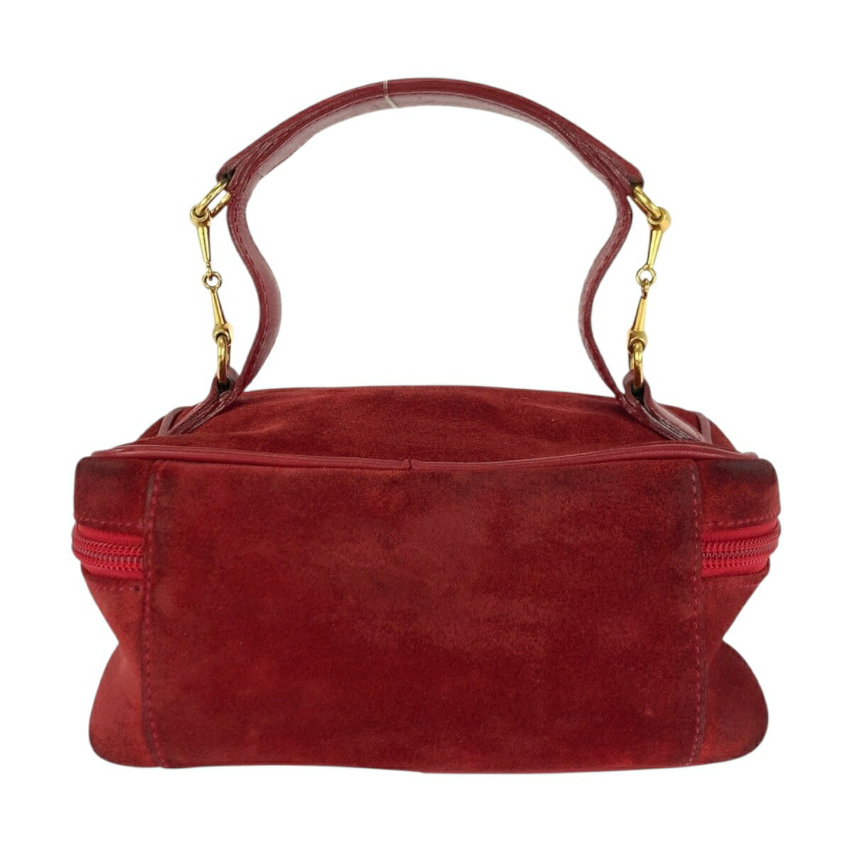 Gucci Horsebit Handbag Suede Travel Bag