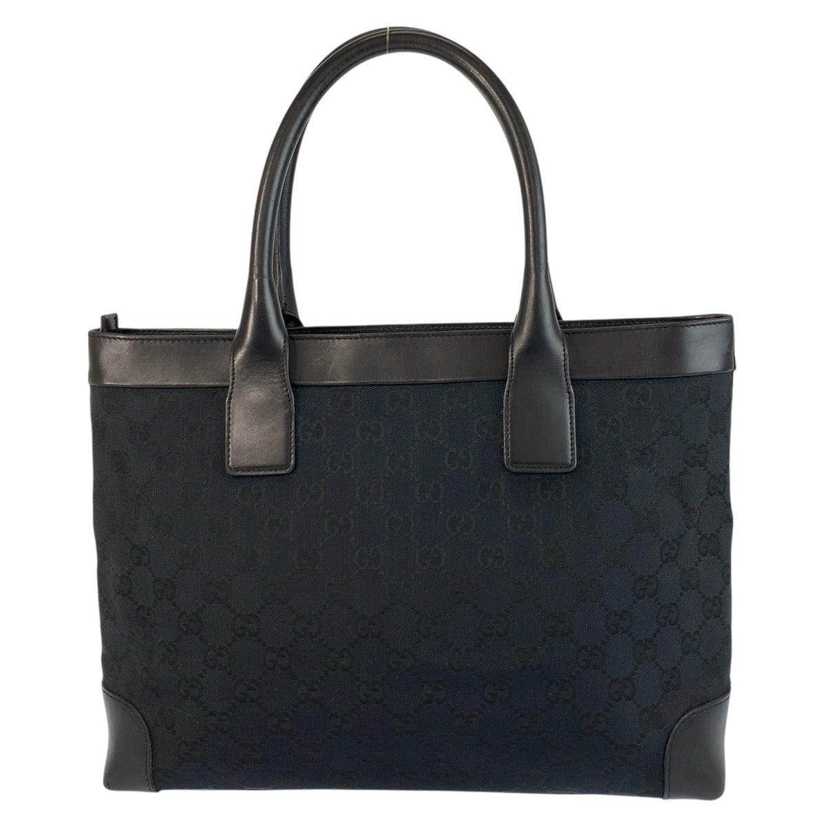 Gucci Tote Bag Leather Canvas