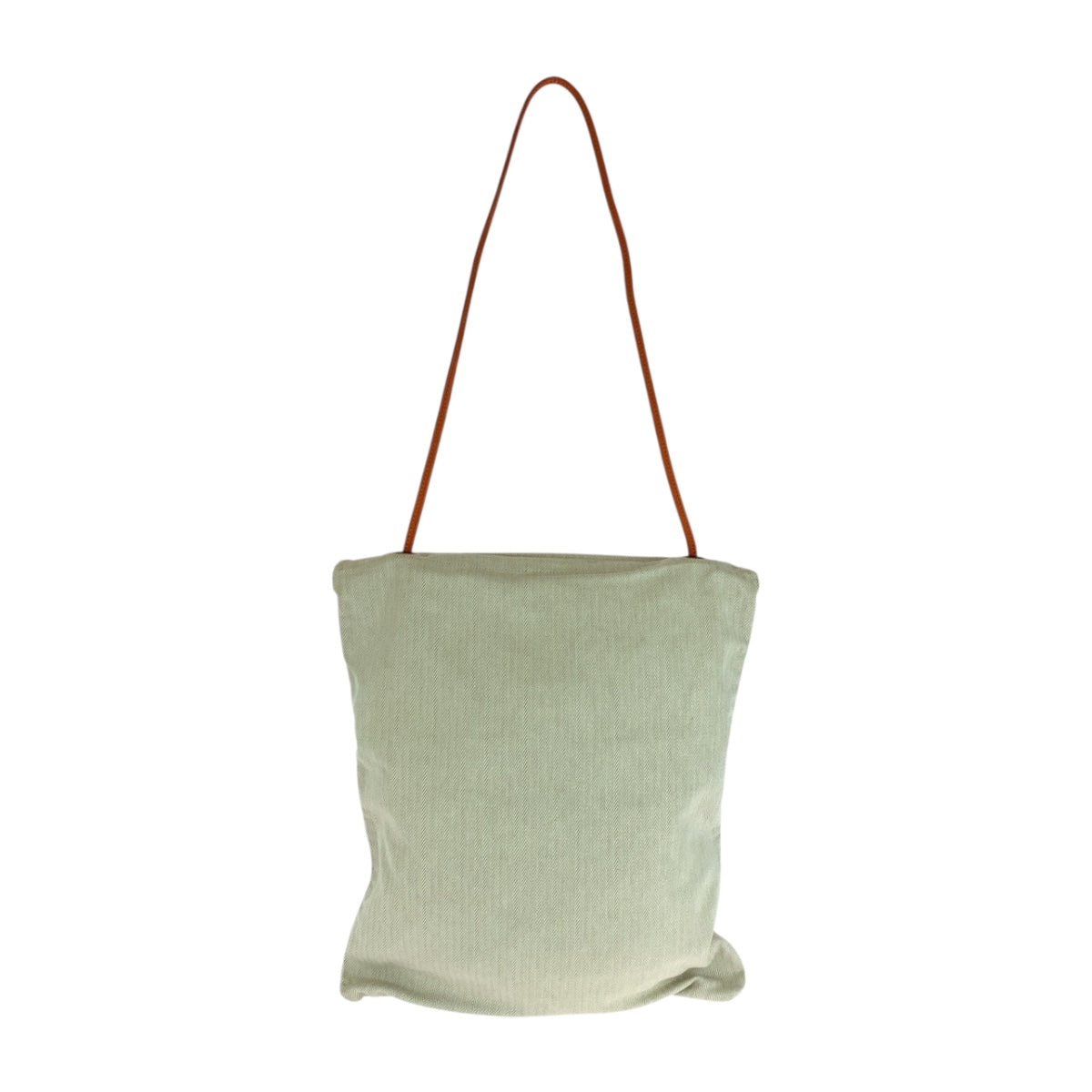 Hermes Tote Bag Alain Gm Canvas White Gold