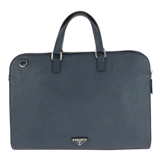 Prada Business Bag Leather Saffiano Travel Bag