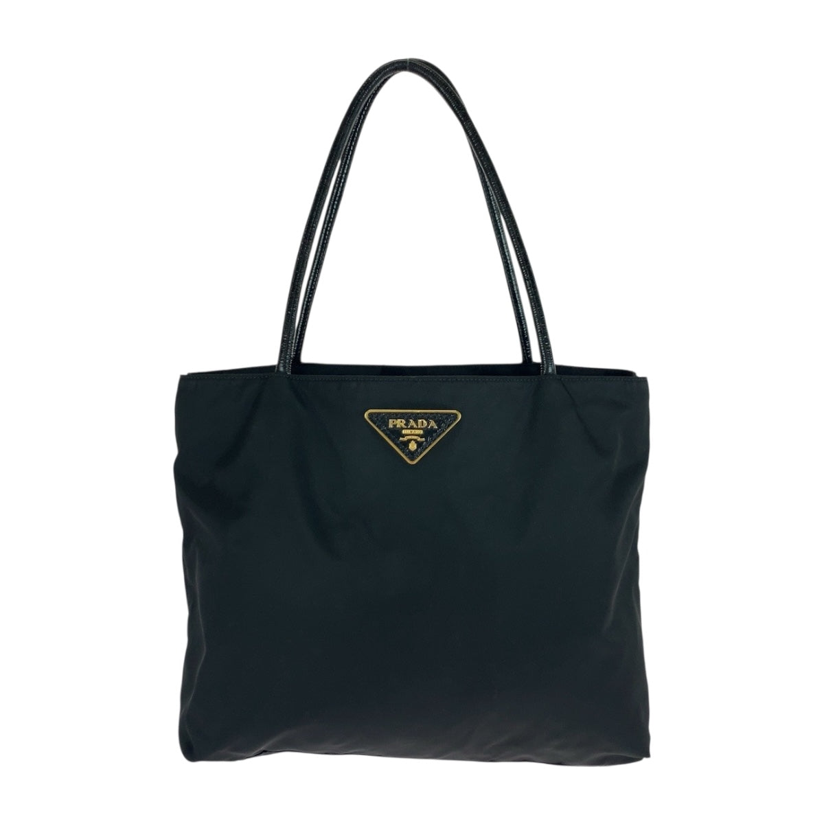 Tote Bag Test Triangle With Nylon Black With Logo