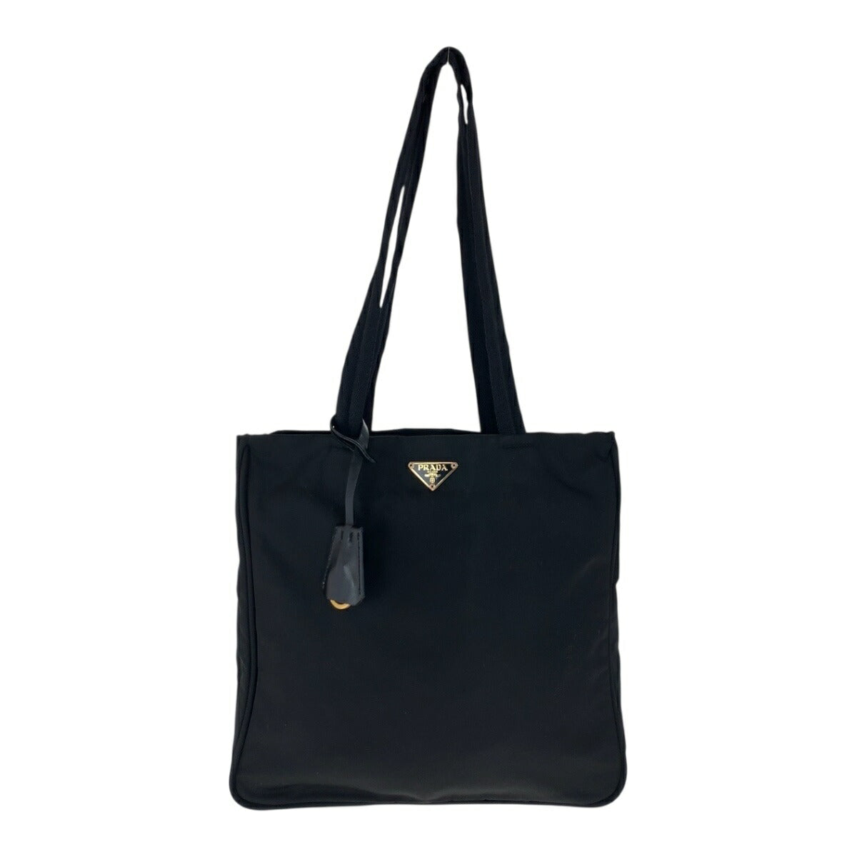 Prada Tessuto 2Way Bag Leather Nylon Travel Bag Leather 2Way Bag