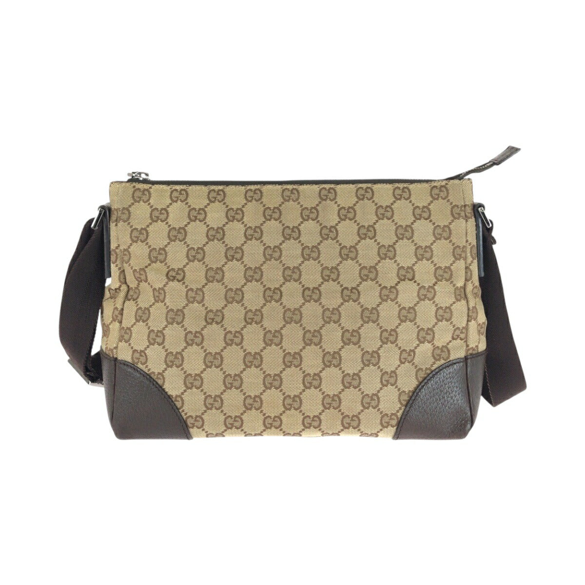 Gucci Shoulder Bag Leather Canvas Bag 38