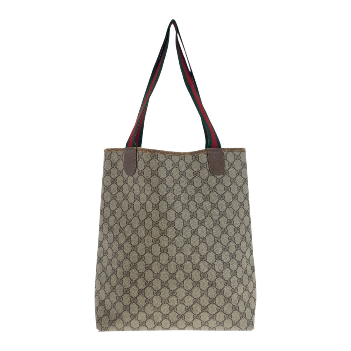 Gucci 39.02.003 GG plus Metal Old Beige Gold Tote Bag
