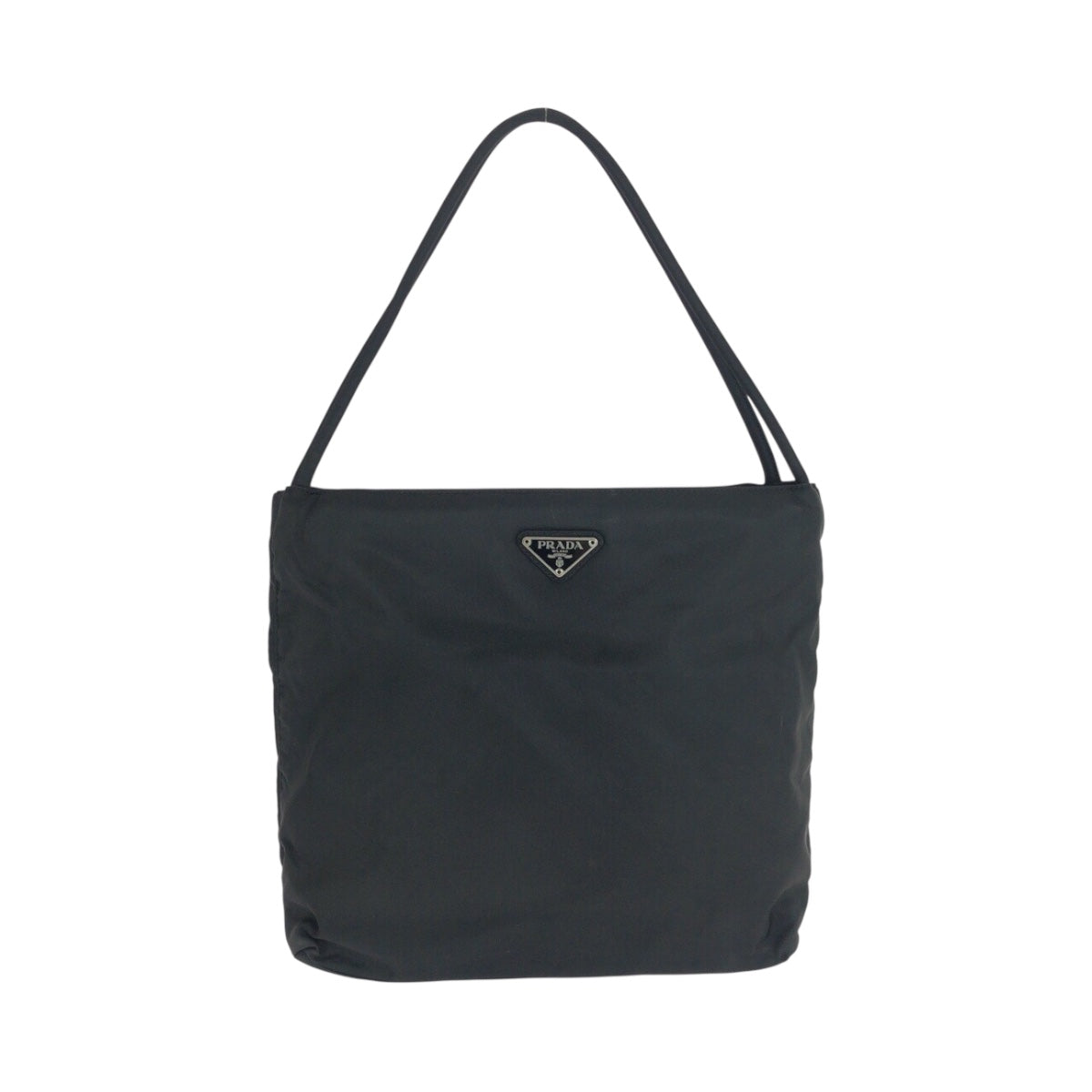 Shoulder Bag Test Triangle With Logo Nylon Black