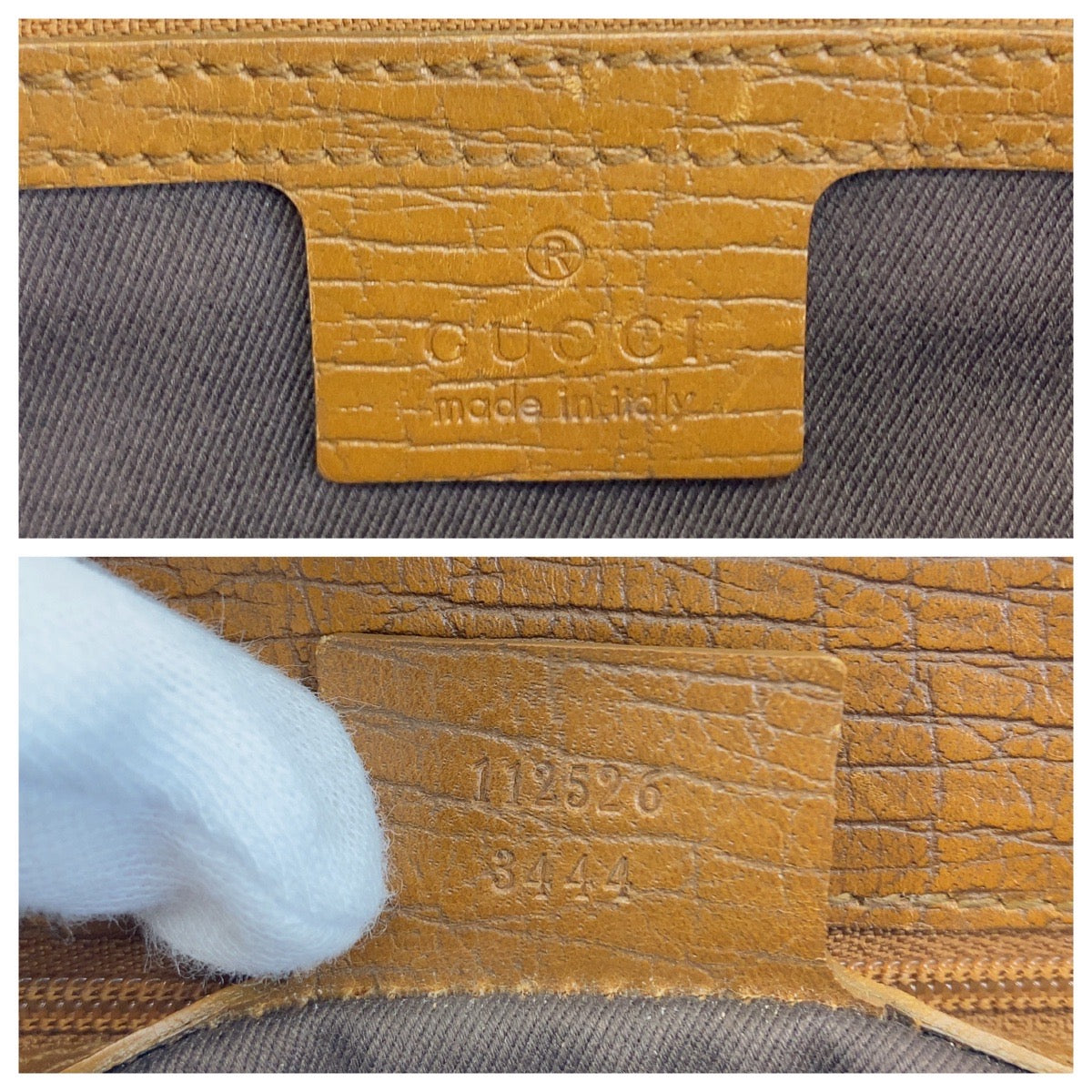 Gucci Bamboo 2Way Bag Canvas Travel Bag Bag 7