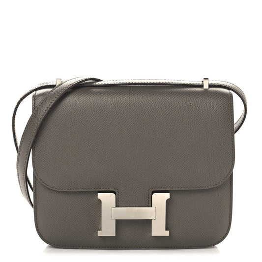 Hermes Epsom Constance Etain Handbag Travel Bag