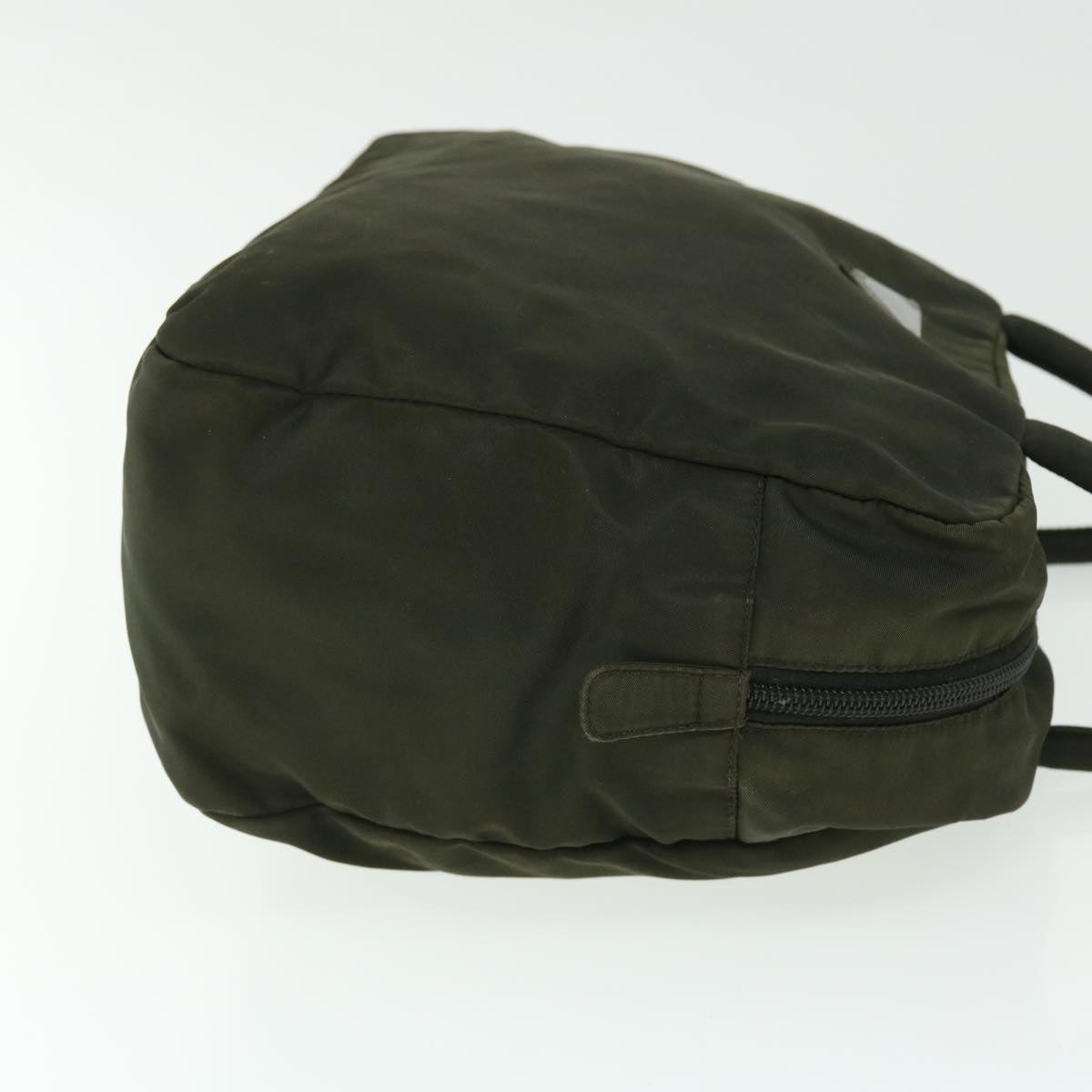 Prada Hand Bag Khaki Auth Nylon Travel Bag Khaki Auth 50792