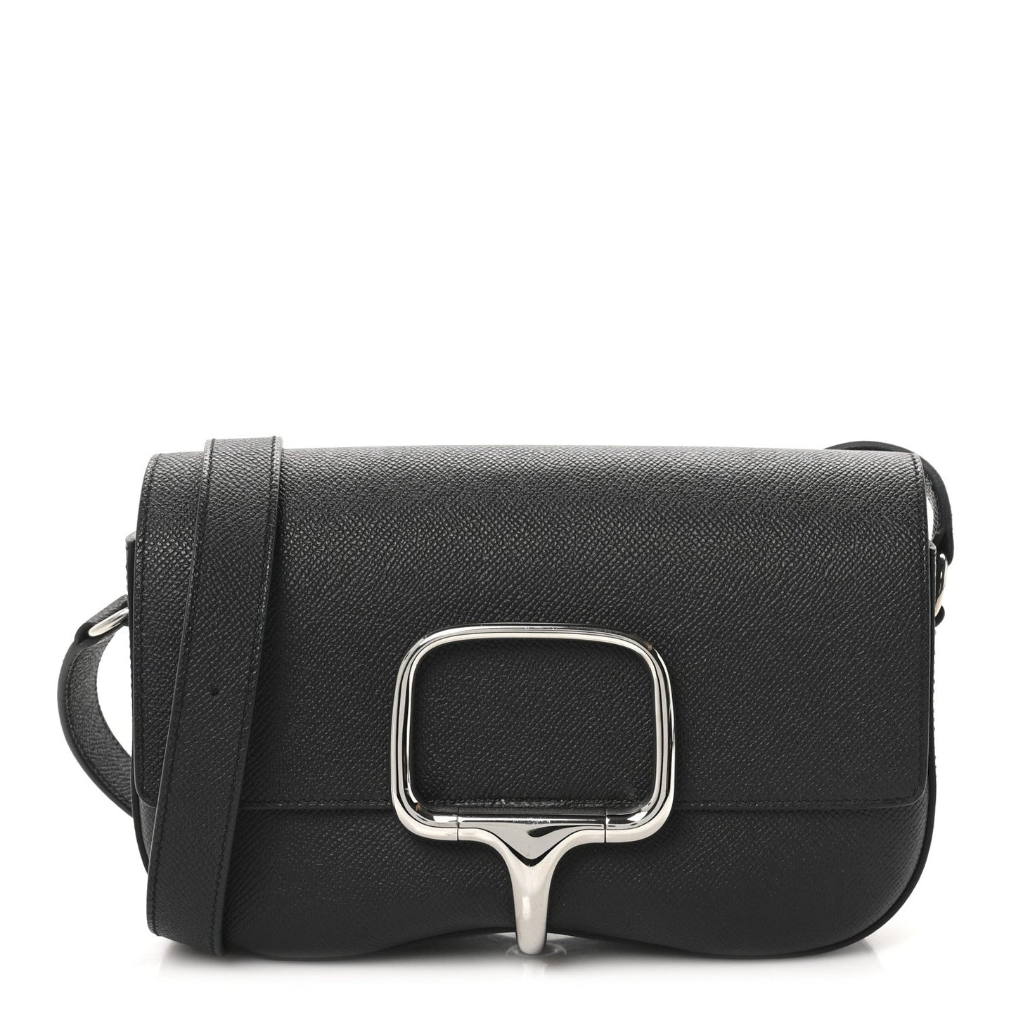 Hermes Epsom Della Cavalleria Elan Handbag Black Travel Bag