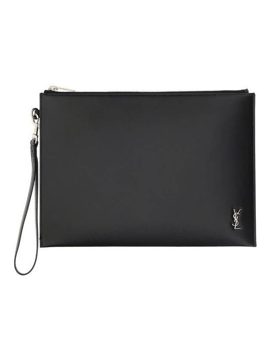 YSL Saint Laurent Saint Laurent Trending Tiny Clutch Bag Monogram Black