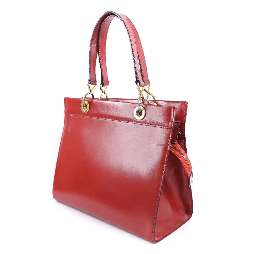 Calfskin Women Red Travel Bag