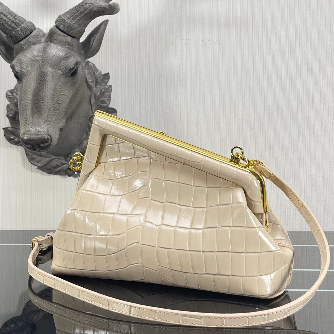 Crocotop White Small Travel Bag