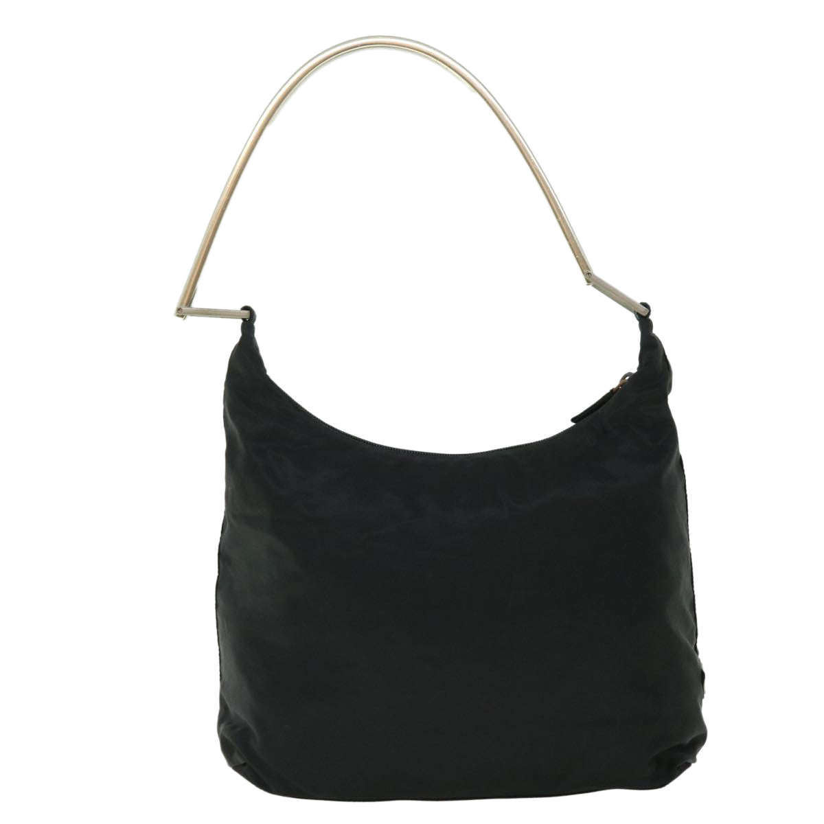 Prada Shoulder Bag Auth Nylon Black Black Auth 51650