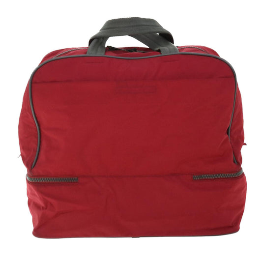 Prada Sports Hand Bag Auth Nylon Red Travel Bag