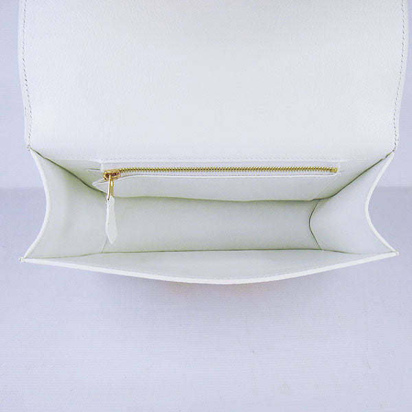 Hermes Luxury Constance Cowskin Bag H Golden Leather Beige Travel Bag