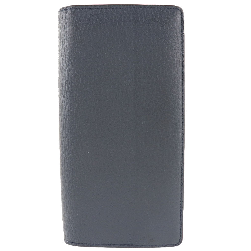 Louis Vuitton Long Purse M58818 Taurillon Clemence Blue Navy Wallet Case