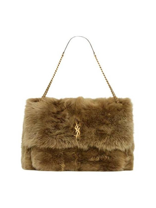 YSL Saint Laurent Saint Laurent Trending Niki Oversized Shearling Shoulder Shoulder Bag