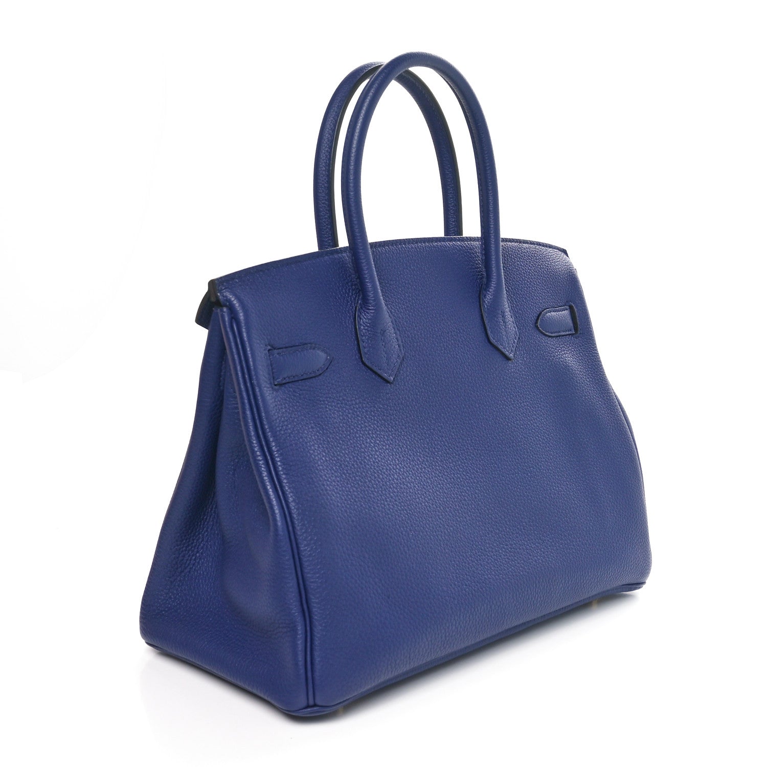 Hermes Togo Birkin Bleu Encre Handbag Travel Bag