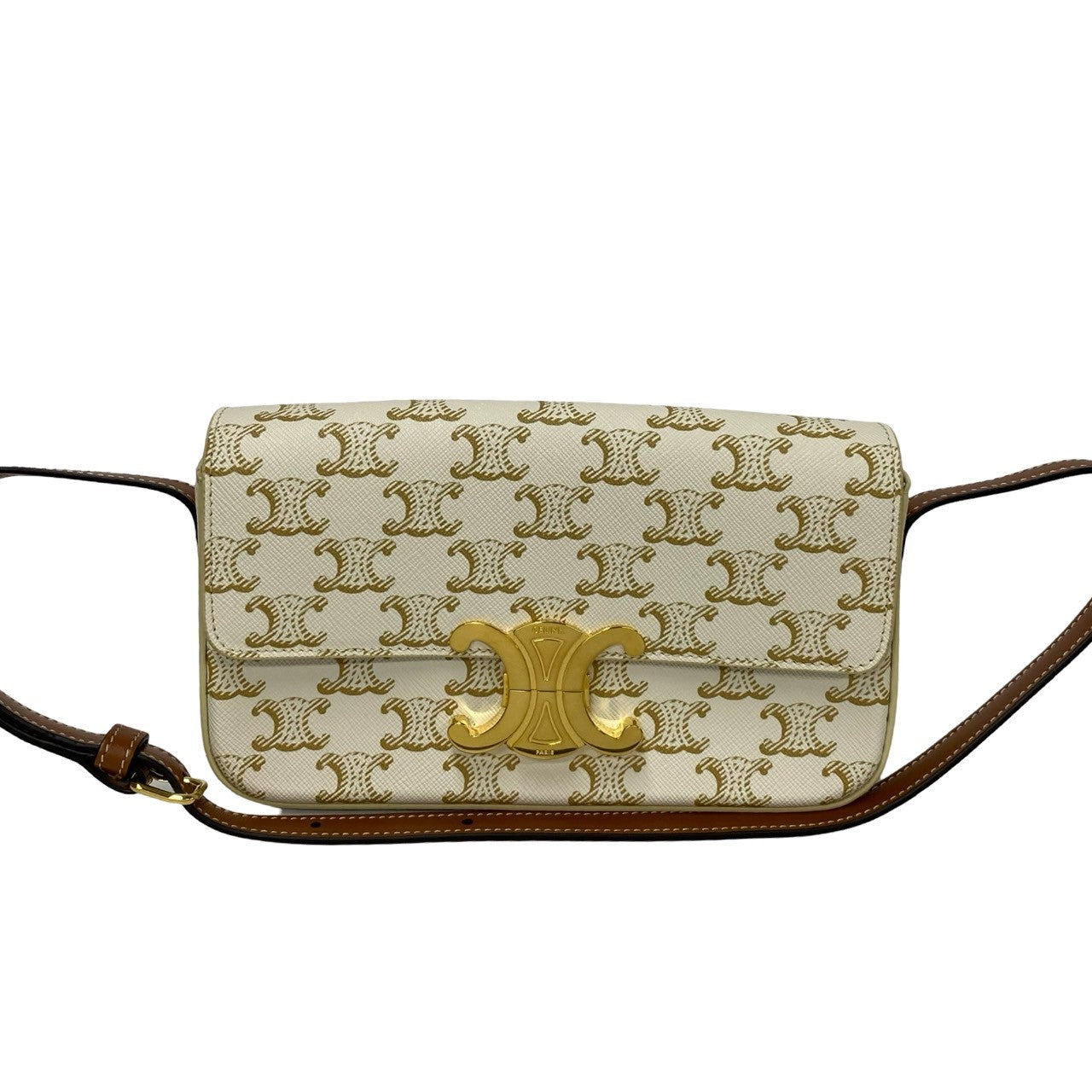 Shoulder Bag Ivory Leather