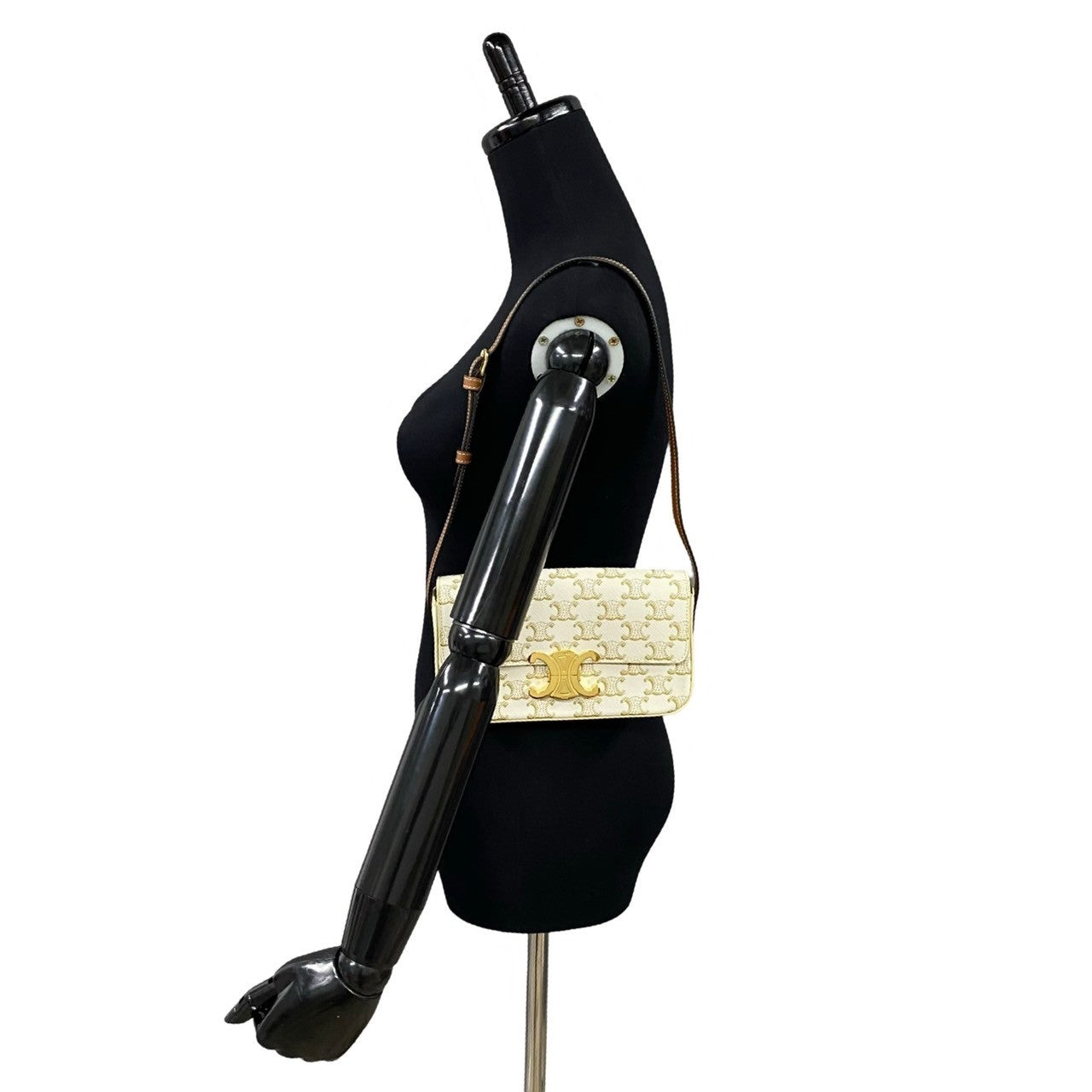 Shoulder Bag Ivory Leather