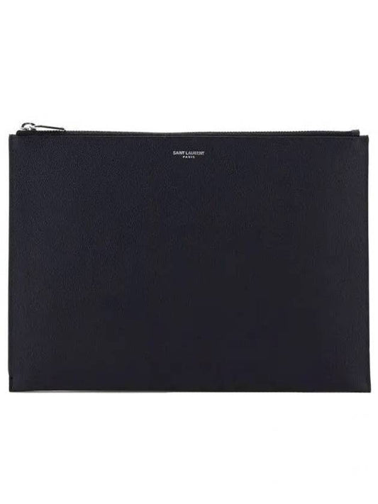 YSL Saint Laurent Saint Laurent Trending Classic Tablet Clutch Bag Black