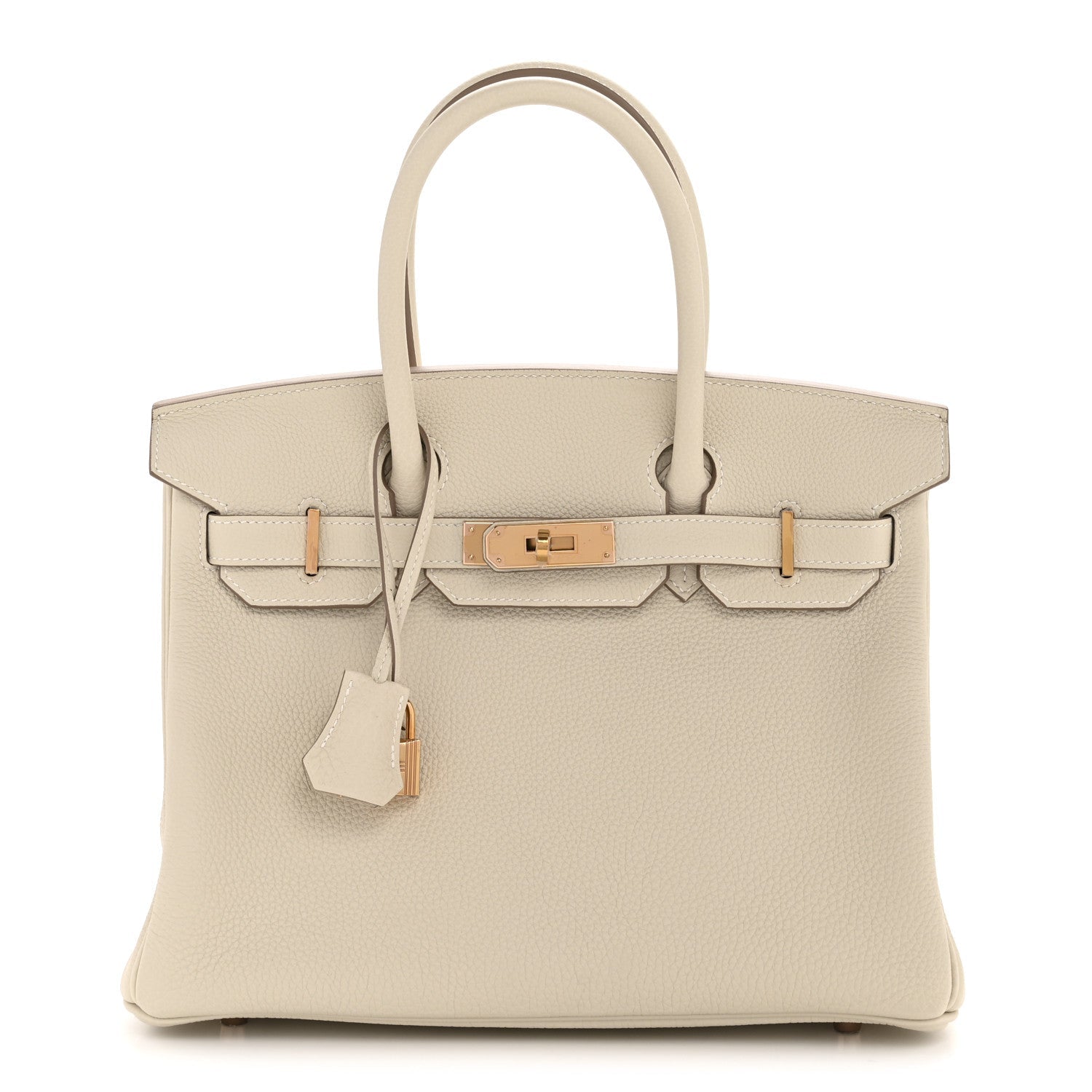 Hermes Togo Birkin Craie Handbag Travel Bag 30 Craie 1770273