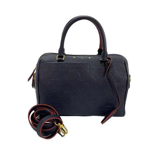 Louis Vuitton M41112 Ann Platt Speedy bandouliere Monogram Leather Navy Shoulder Bag