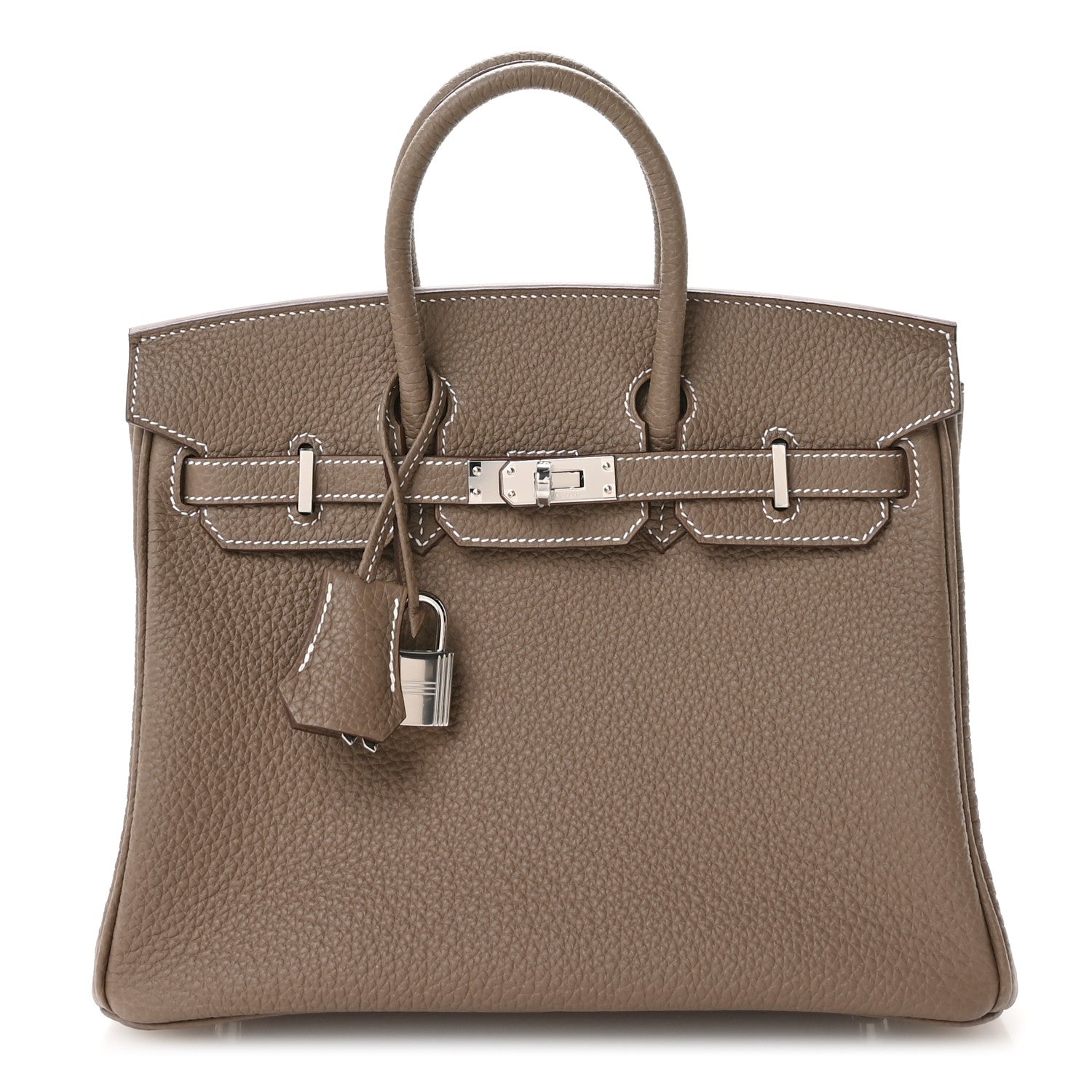 Hermes Togo Birkin Etoupe Handbag Travel Bag 25 Etoupe 1765910